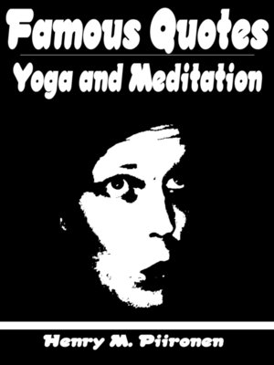 cover image of Famous Quotes on Yoga and Meditation